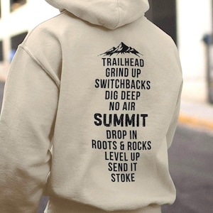 Enduro MTB Hoodie - Mountain Bike Hoodie for Riders who Grind the Climbs and Send the Descents