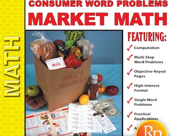 Real-World Market Math: Consumer Word Problems and Menu