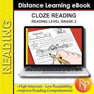 20 Cloze Reading Passages: Reading Level 2
