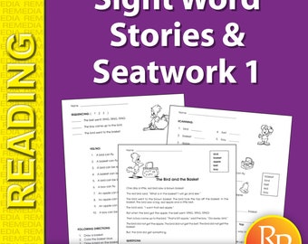 Sight Word Stories e Seatwork Libro 1