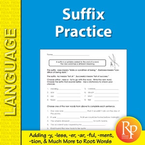 Suffix Practice