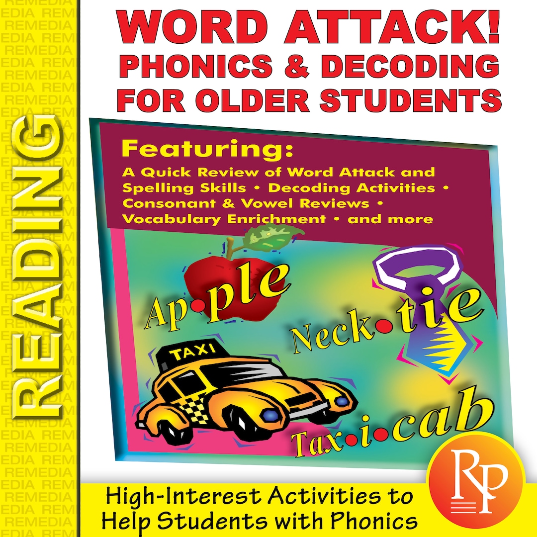 Word Attack Phonics & Decoding for Older Students - Middle/high School ...