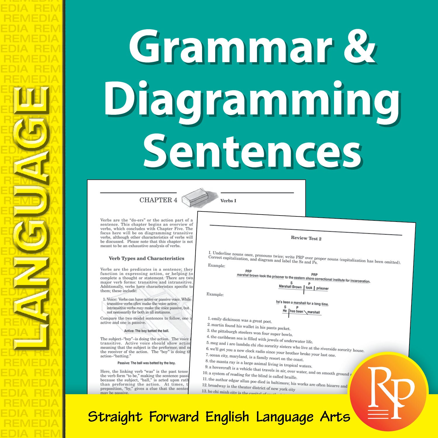 Grammar and Diagramming Sentences: Straight Forward ELA - Etsy Canada