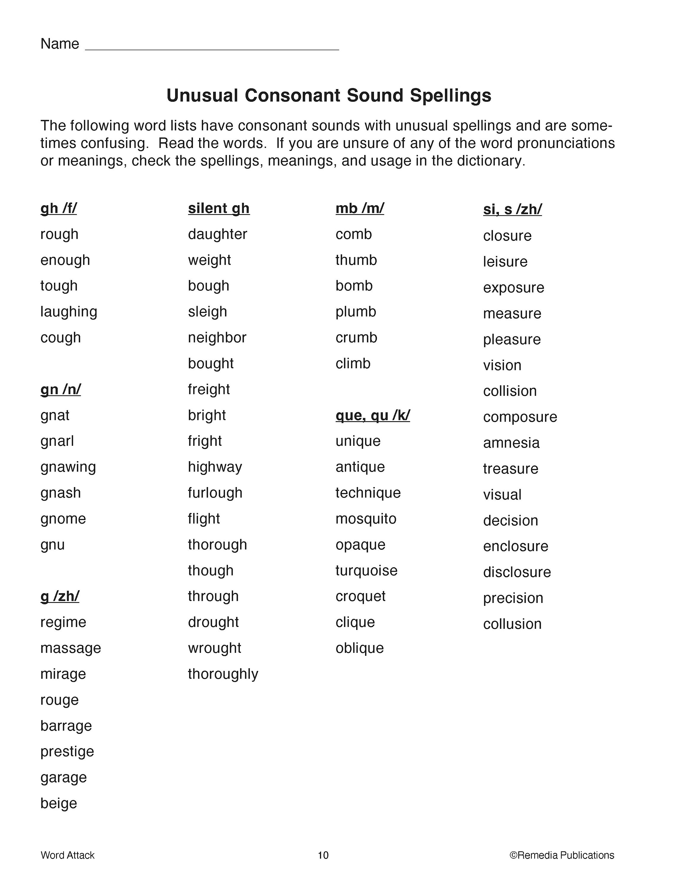 Word Attack Phonics & Decoding for Older Students - Middle/high School ...