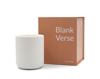 Blank Verse 9.5oz Scented Coconut Wax Candle | Tea Musk | Musky Scent