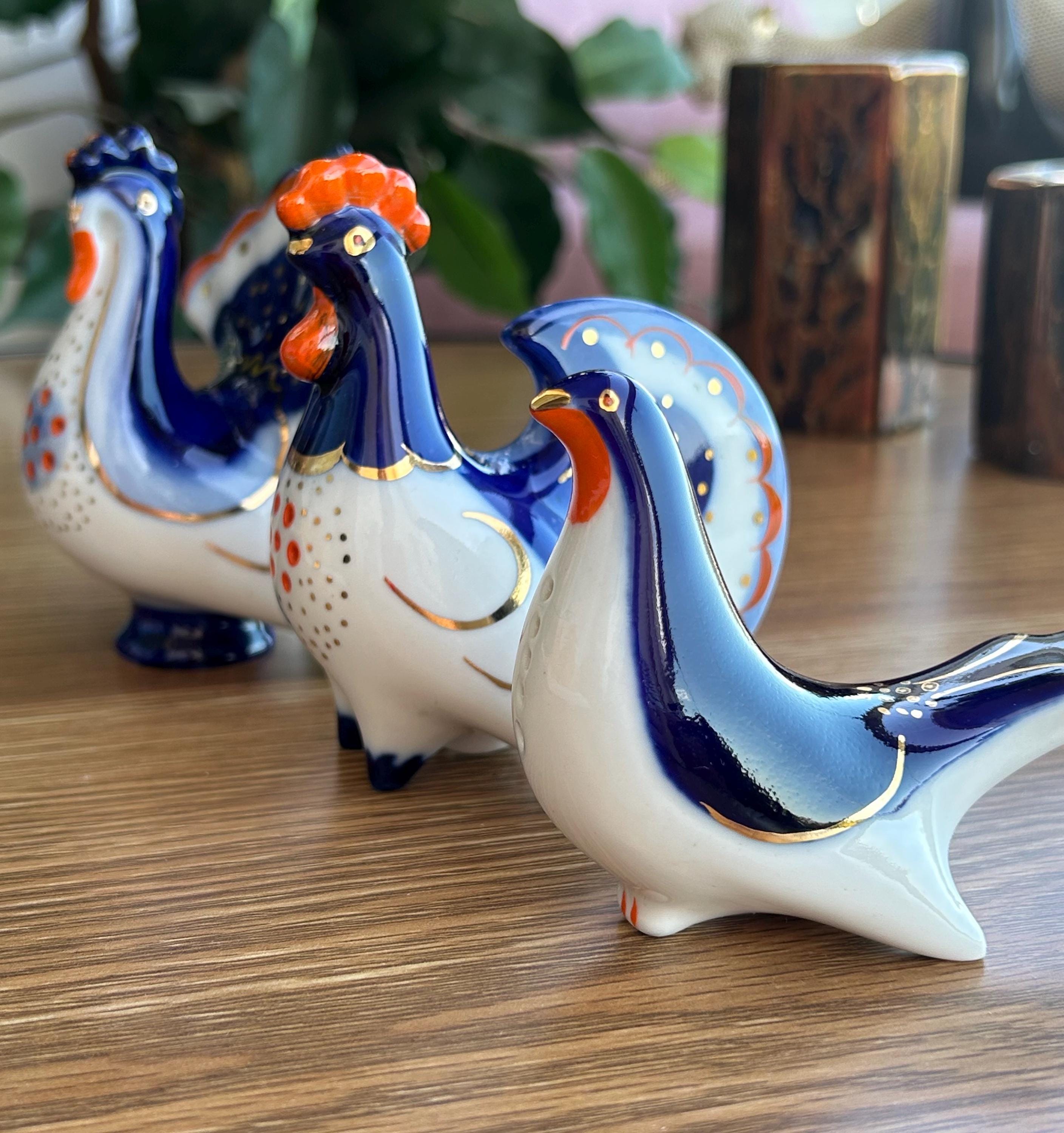 Lomonosov Porcelain Blue Bird - Etsy
