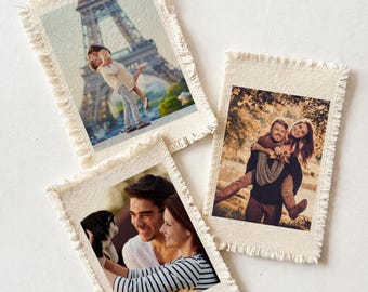 Cotton Wedding Anniversary Gift, Custom Couple Portrait, A Special Gift for Special one, Custom Portrait Gift for Wife or Husband,Mini Photo
