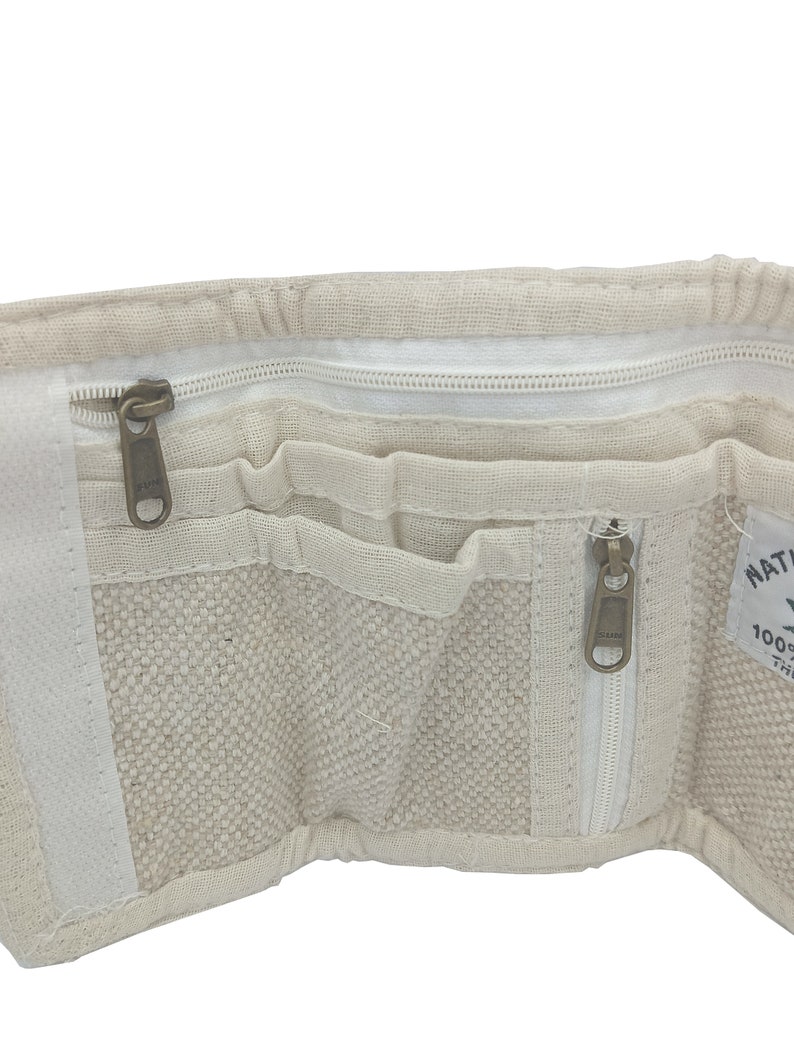 Hemp Trifold Wallet Handmade From Natural Fibres Hemppurse Card Holder