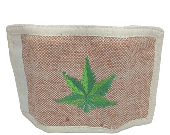 Hemp Trifold Wallet | Handmade from Natural Fibres | Hemp-purse | Card holder and Coin case