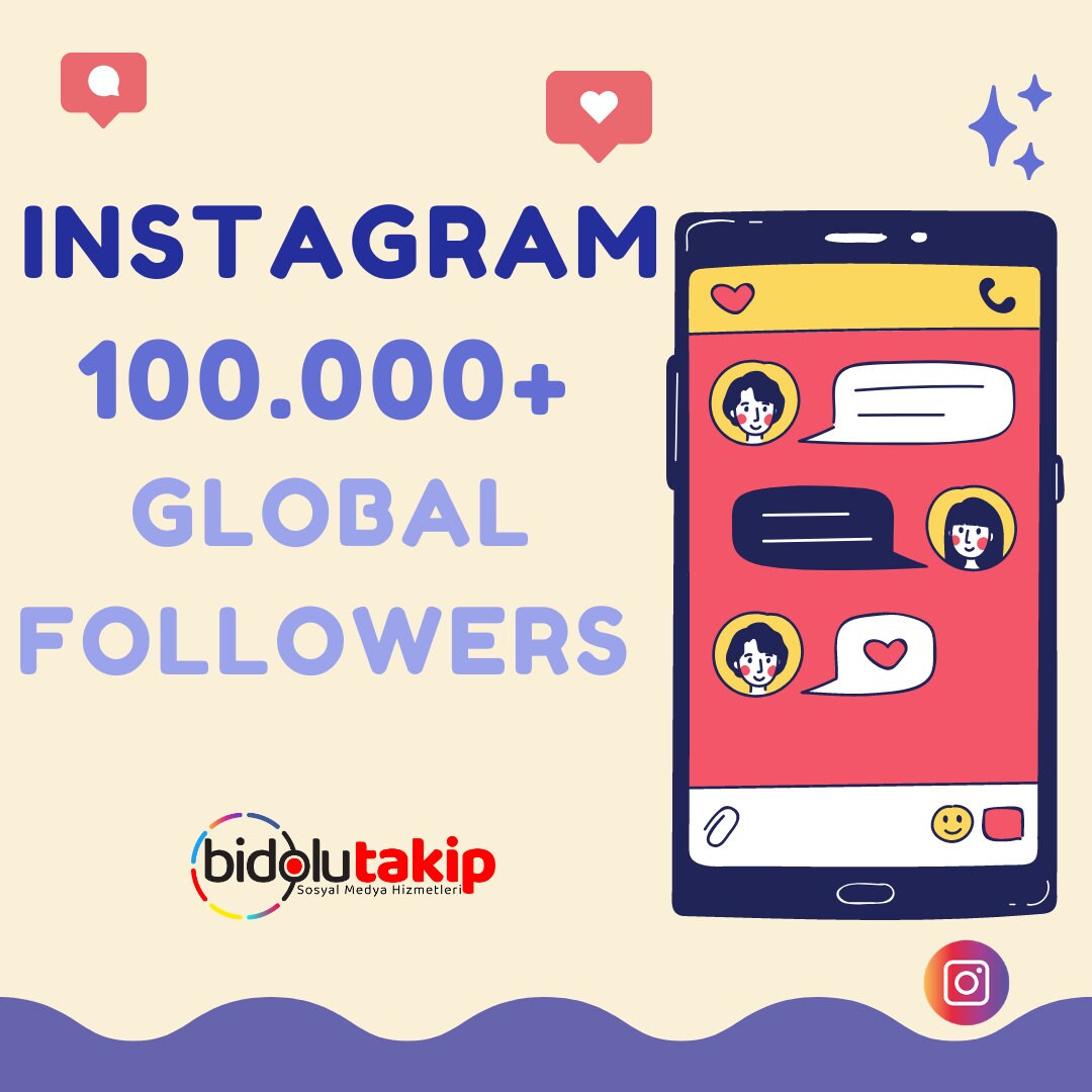 100.000 INSTAGRAM Global Followers Social Media Booster Etsy