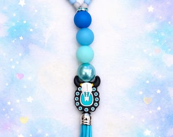 Personalized Beaded Rear View Mirror Charm | Custom Name Car Accessory