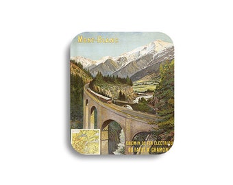 Vintage Mont Blanc Travel Magnet