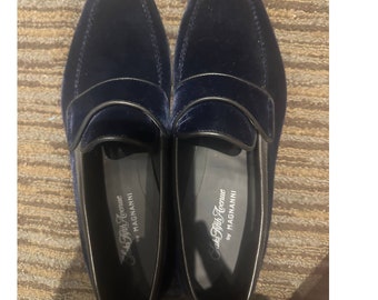 Saks Fifth Avenue Collection BY MAGNANNI Velvet Loafers US10  display picture 3
