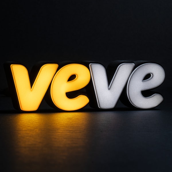 VeVe 3D Printed LED Lamp with USB Power