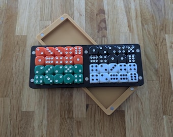 Slim Magnetic Dice Box for 16mm Dice