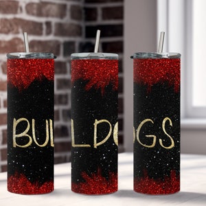 Ga Bulldogs Tumbler Wrap PNG, Georgia Instant Download, 20 oz Skinny Tumbler Digital Download, UGA Champs Tumbler Wrap