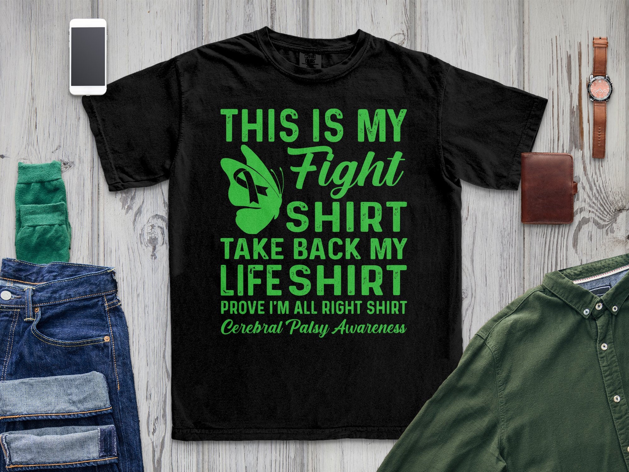 Cerebral Palsy Awareness Svg Png: My Fight Shirt (digital Download) - Etsy