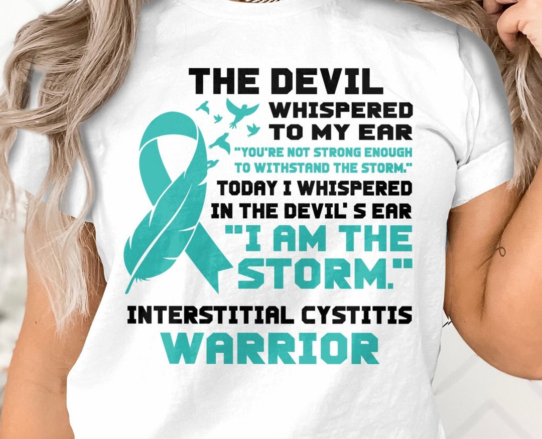 Interstitial Cystitis Warrior Teal Ribbon SVG PNG (digital Download) - Etsy