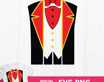 Ringmaster Costume SVG: Circus Birthday Cut File (Digital Download)