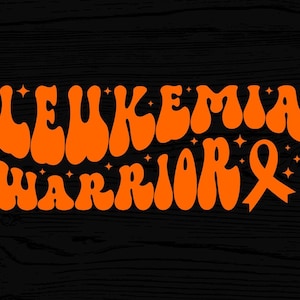 Leukemia Warrior Svg: Awareness Ribbon, Brother Support (Digital Download)