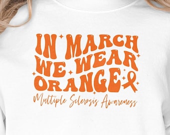 SVG de concienciación sobre la EM: En marzo nos vestimos de naranja (descarga digital)