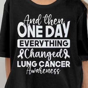 Lung Cancer Awareness Svg Png: White Ribbon Design (Digital Download)