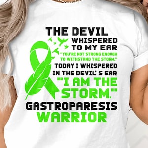 Gastroparesis Warrior Svg, I'm the Storm, Gastroparesis Awareness Svg Png, Green Ribbon Svg, Gastroparesis Support Cricut Sublimation Design