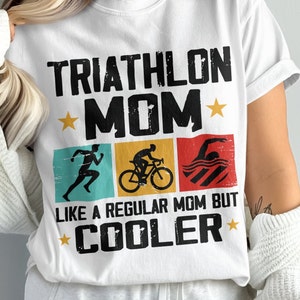Triathlon Svg Png, Triathlon Mom Svg Cricut, Triathlete Gift Png Sublimation Designs, Cyclist Swimmer Triathletes Files