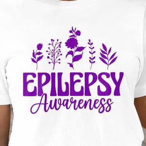Epilepsy Awareness Svg, Epilepsy Svg Png, Purple Ribbon Svg Cricut Cut File Sublimation