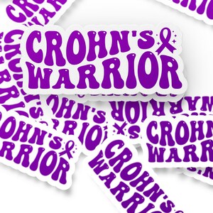 Crohn's Warrior Purple Ribbon Svg Png: Awareness Design (digital ...