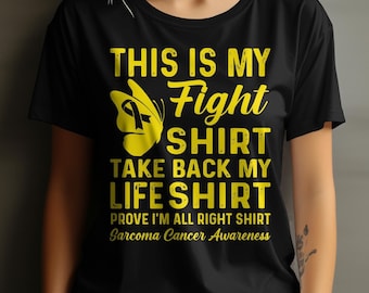Sarcoma Cancer Awareness Svg: My Fight Shirt Design (Digital Download)