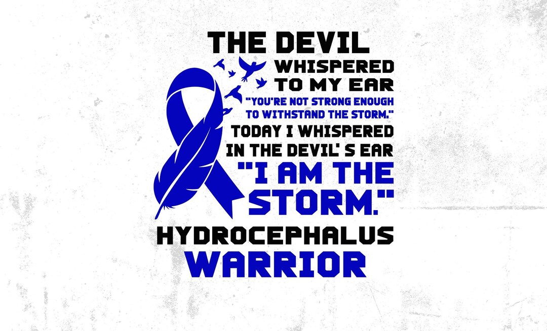 Hydrocephalus Warrior Ribbon Sticker - 5" Vinyl Decal For Car Laptop Window Support