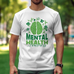 Mental Health Awareness Svg Png, Retro Mental Health Awareness Png Svg, Mental Illness Svg Cricut, Mental Support Sublimation image 2
