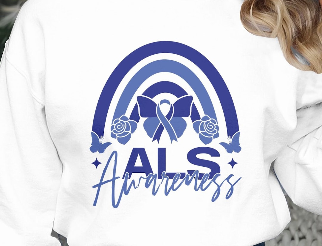 Retro ALS Awareness Design: PNG SVG Cricut File (digital Download) - Etsy