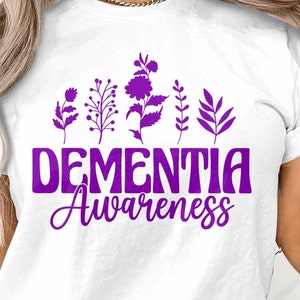 Svg png de sensibilisation à la démence, ruban violet Svg, conceptions de sublimation Svg Cricut Png de soutien à la sensibilisation à la maladie d&#39;Alzheimer