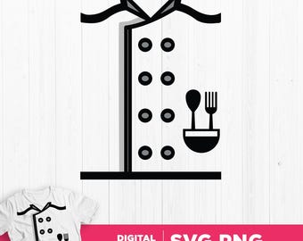 Chef Costume SVG: Kids' Baking Birthday Design (Digital Download)