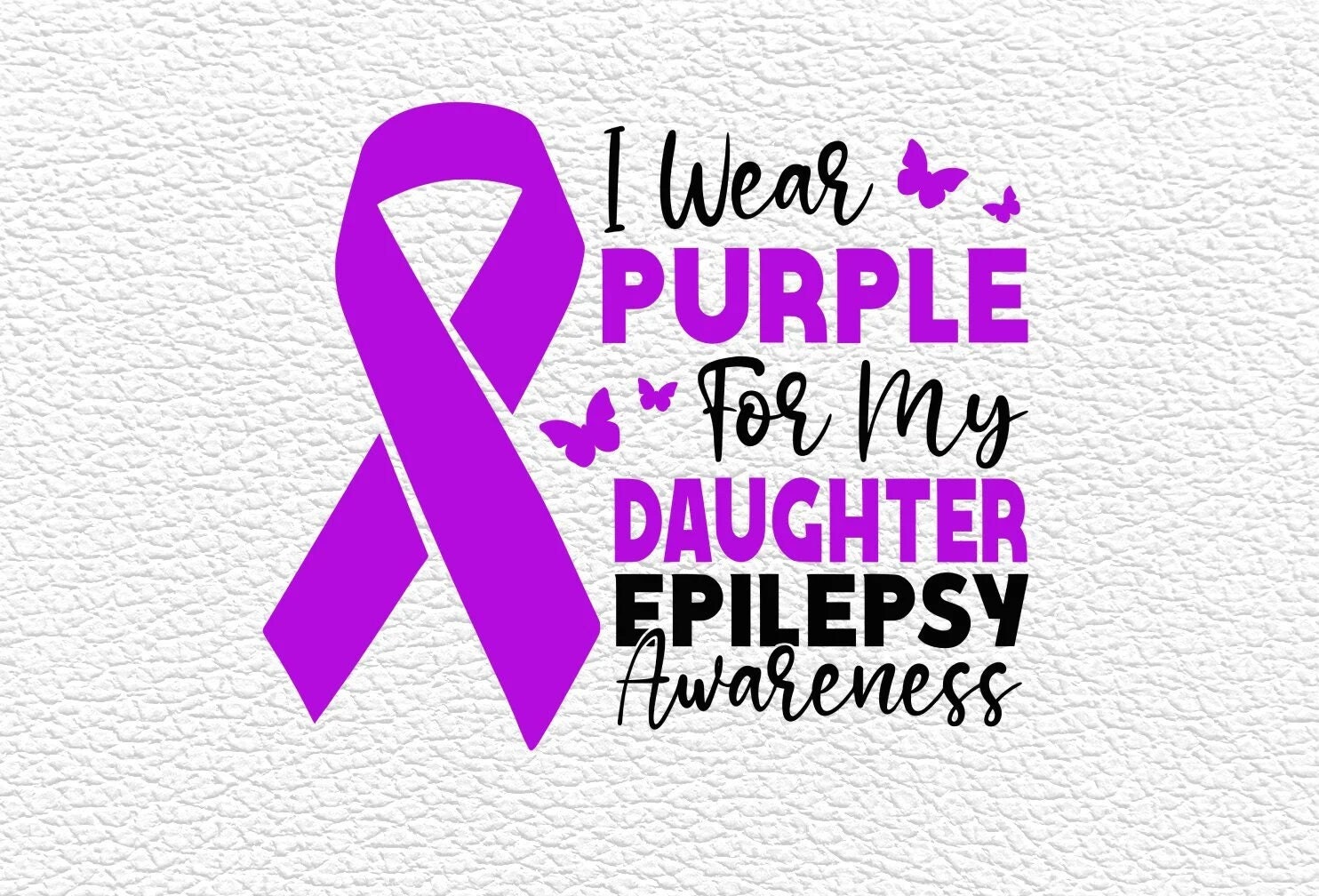PinMart's Epilepsy Purple Awareness Ribbon Enamel Lapel Pin – 1 Piece