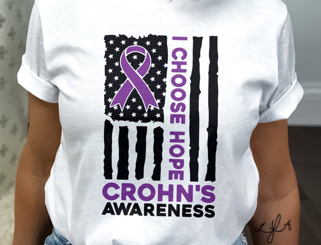 Crohn's Flag Svg Png, Crohn's Awareness Svg Cricut, Crohn's Warrior Png ...