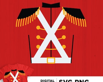 British Royal Guard Costume SVG PNG: Halloween Christmas Cricut Cut File (Digital Download)