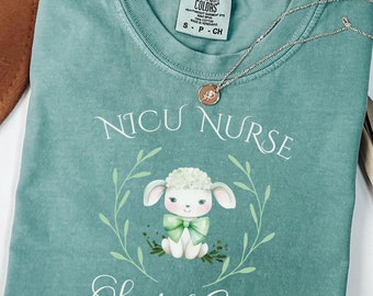 NICU Nurse Shirt, NICU Nurse Animal T-shirt, Custom Neonatal ICU Nurse Tee, Registered Nurse Comfort Colors® T-shirt, Nurse Graduation Gift