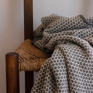 Modern Tradicional Portuguese Blanket | Cotton Bed Cover | Sofa Coverlet | Sustainable Home Decor | Woven Covering Made in Portugal