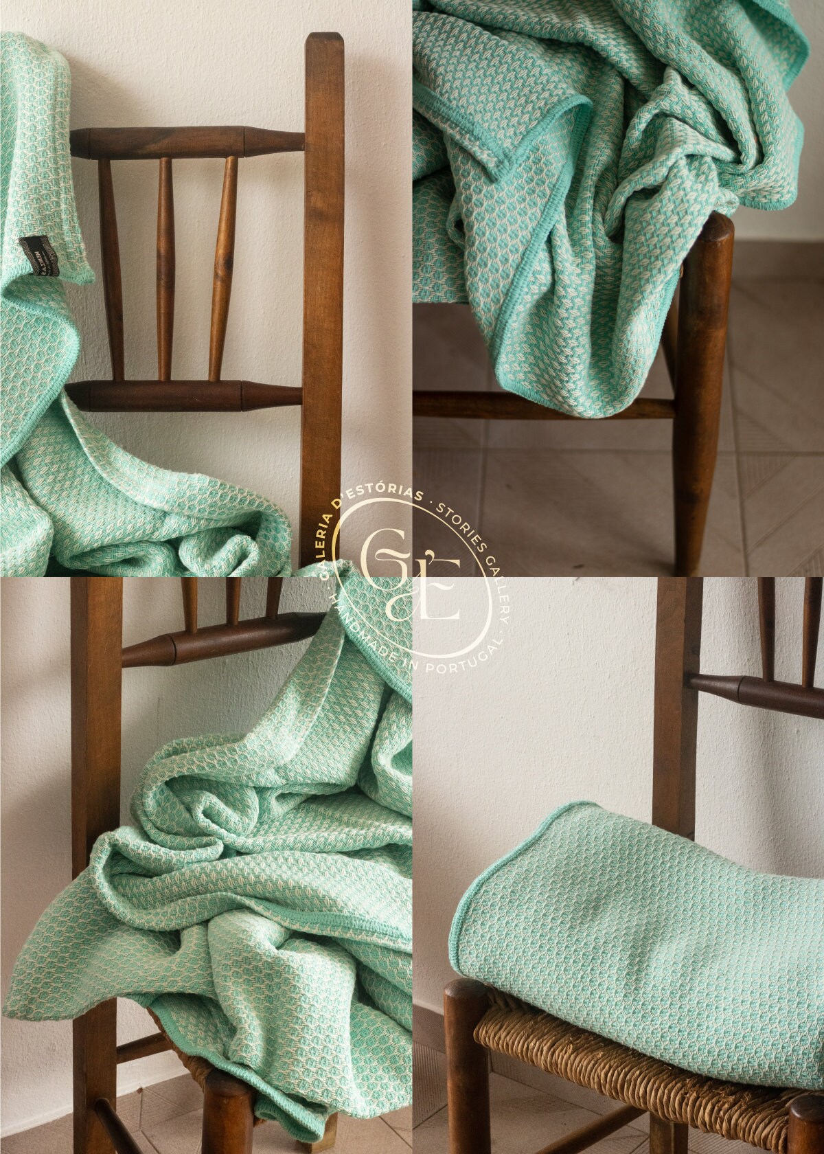 Modern Tradicional Portuguese Blanket Cotton Bed Cover Sofa Coverlet