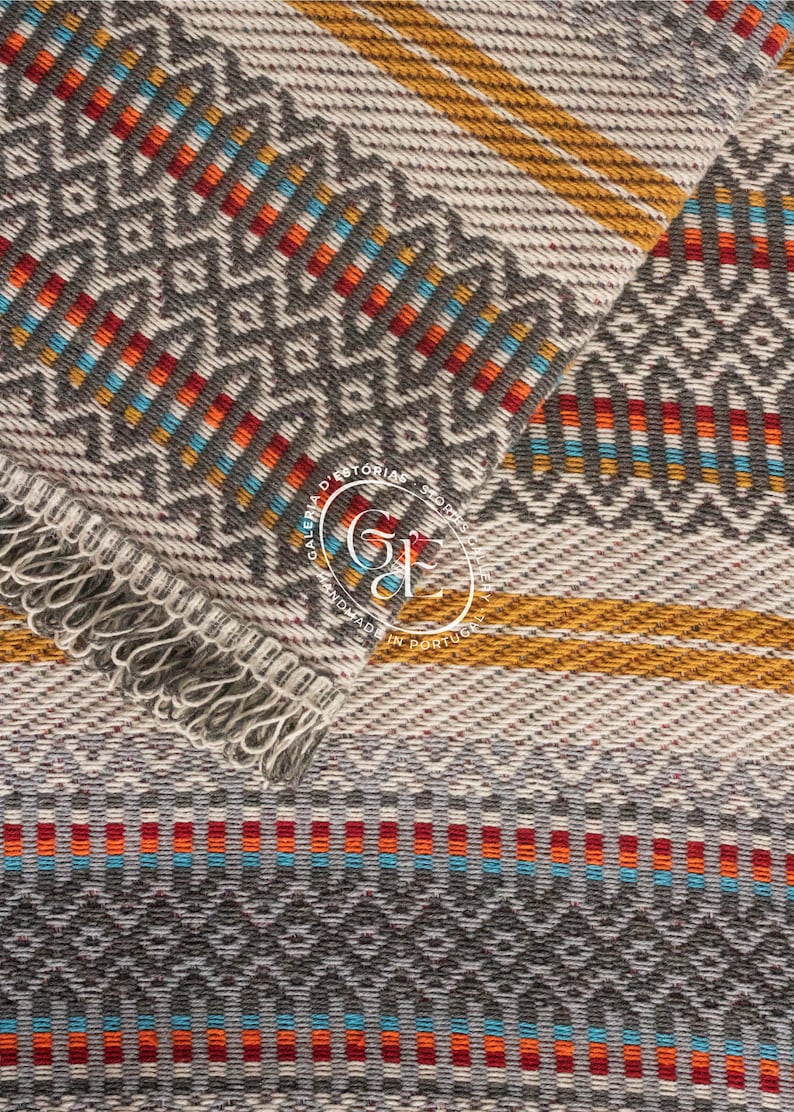 Traditional Portuguese Modern Picnic Blanket Cotton Bed or Etsy