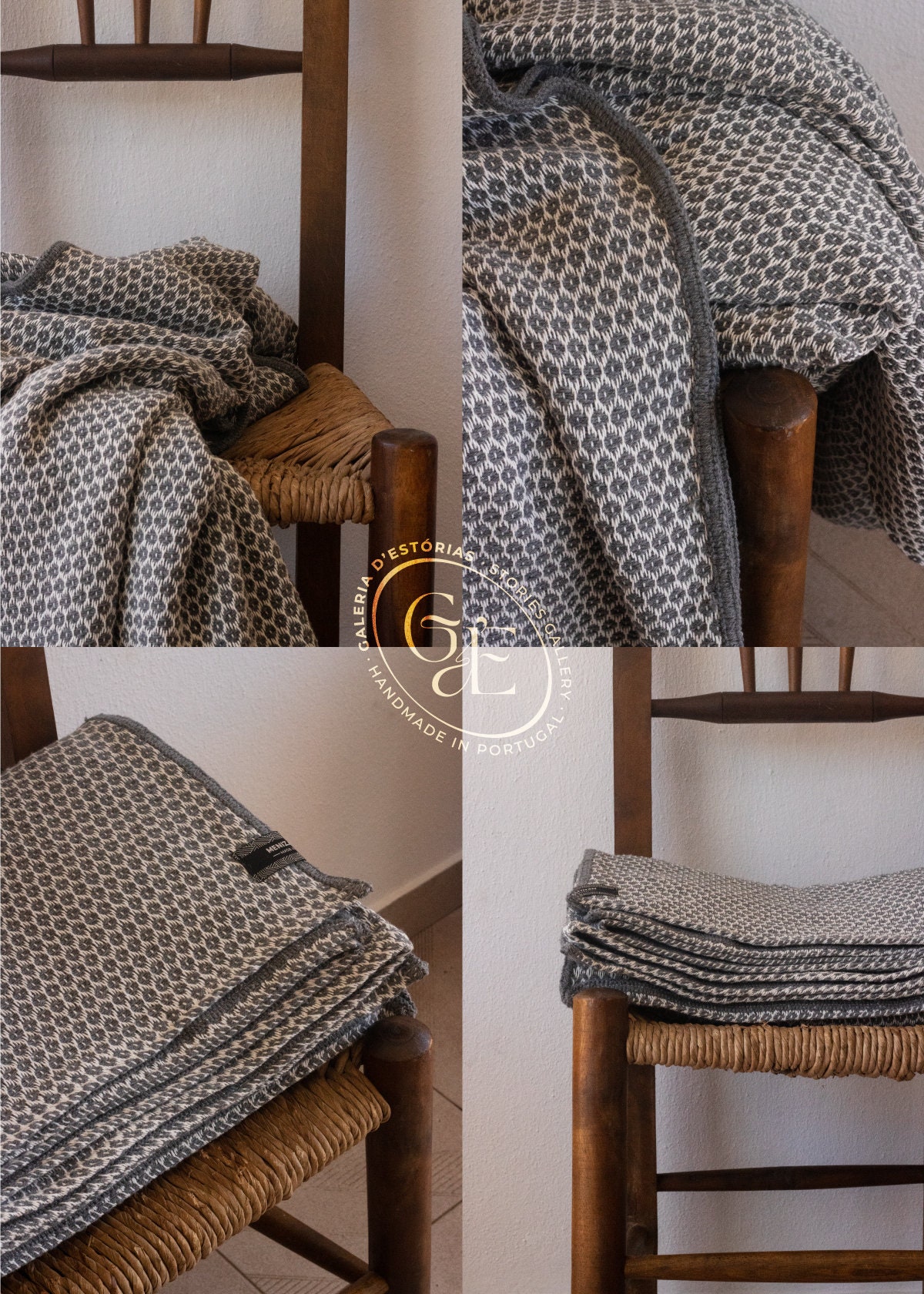 Modern Tradicional Portuguese Blanket Cotton Bed Cover Sofa Coverlet