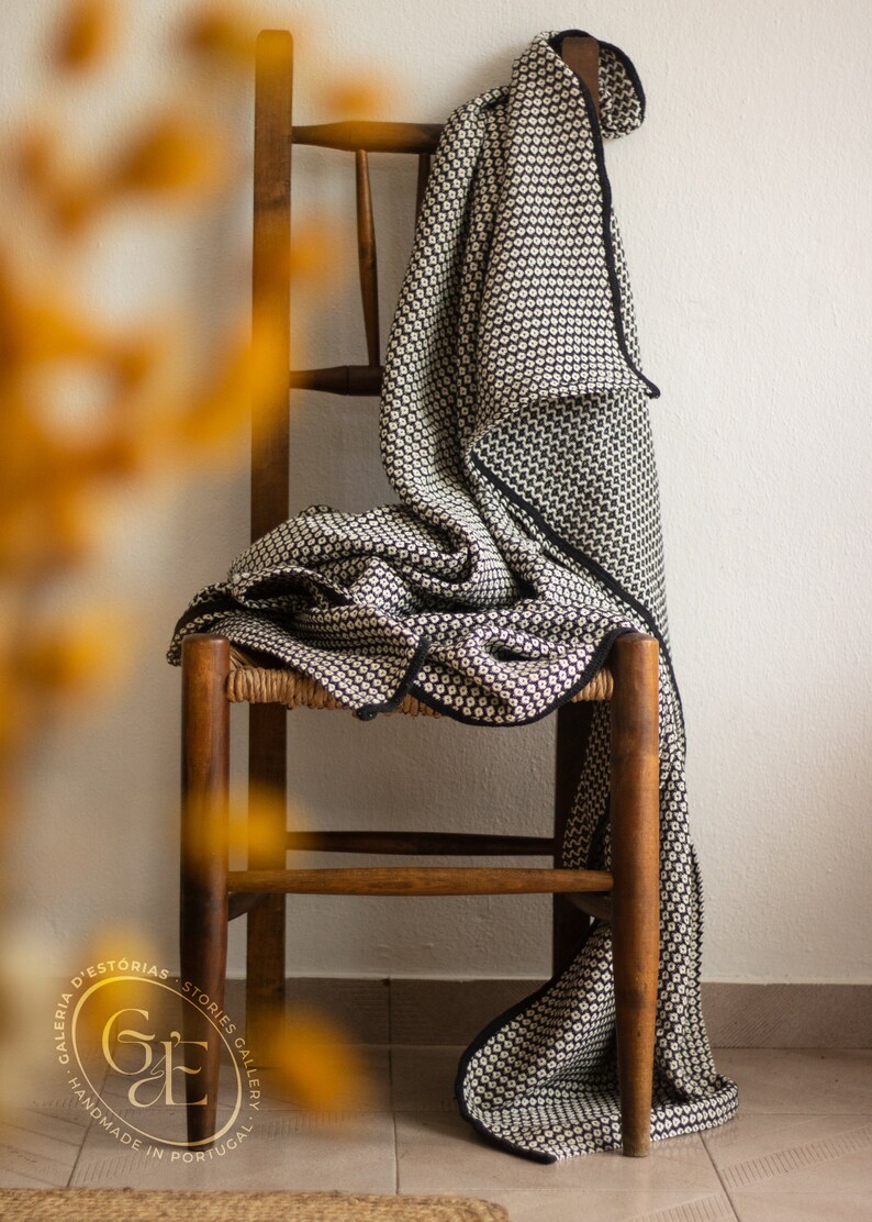 Modern Tradicional Portuguese Blanket Cotton Bed Cover Etsy