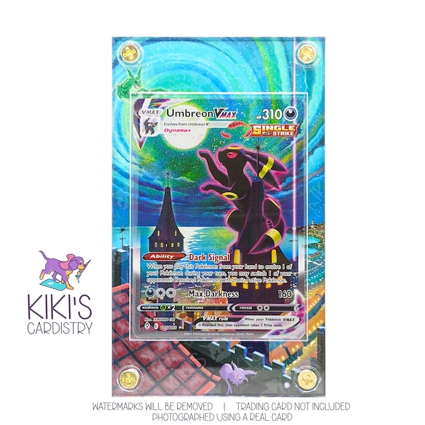 Umbreon VMAX Extended Artwork Acrylic Card Display Case | ブラッキー Evolving Skies 215/203