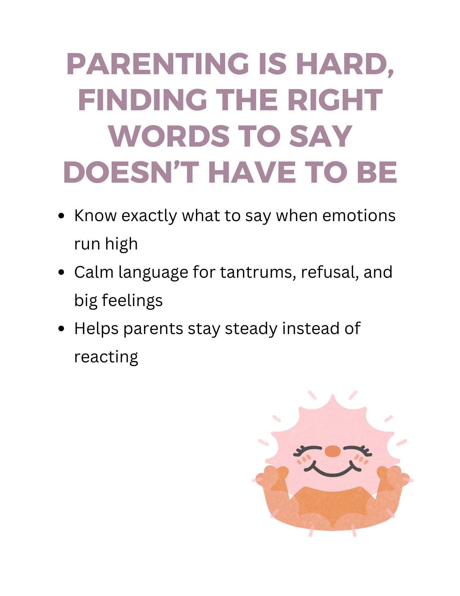 Parent Script Parent Script Bundle | Positive Parenting Scripts for Big Feelings ...