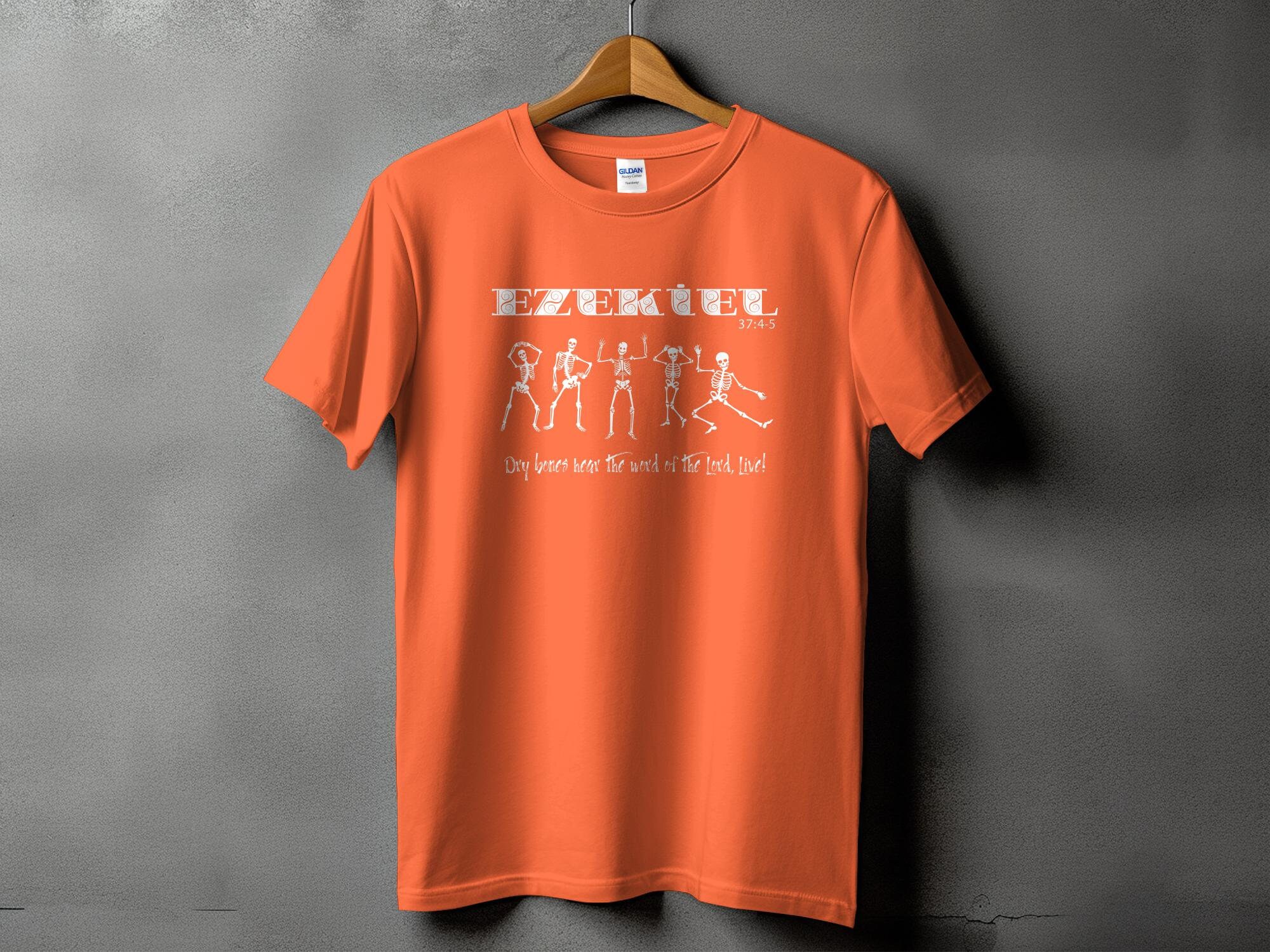Halloween Christian Godly Tshirt Ezekiel 37 Mens Halloween Tee