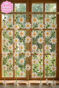 Daisy Flower Garland Crochet Pattern - Daisy Curtain Hanging Decor (PDF Download)
