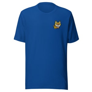 Angry Shiba Inu Statement Embroidered Tee